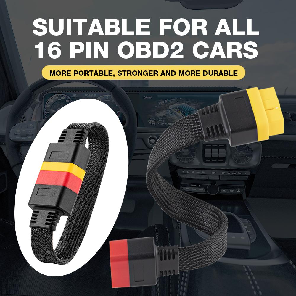 Universal OBDII 16Pin Extension Cable Vehicle Automobiles OBD2 male to Female Extend OBD Car Diagnostic Cable