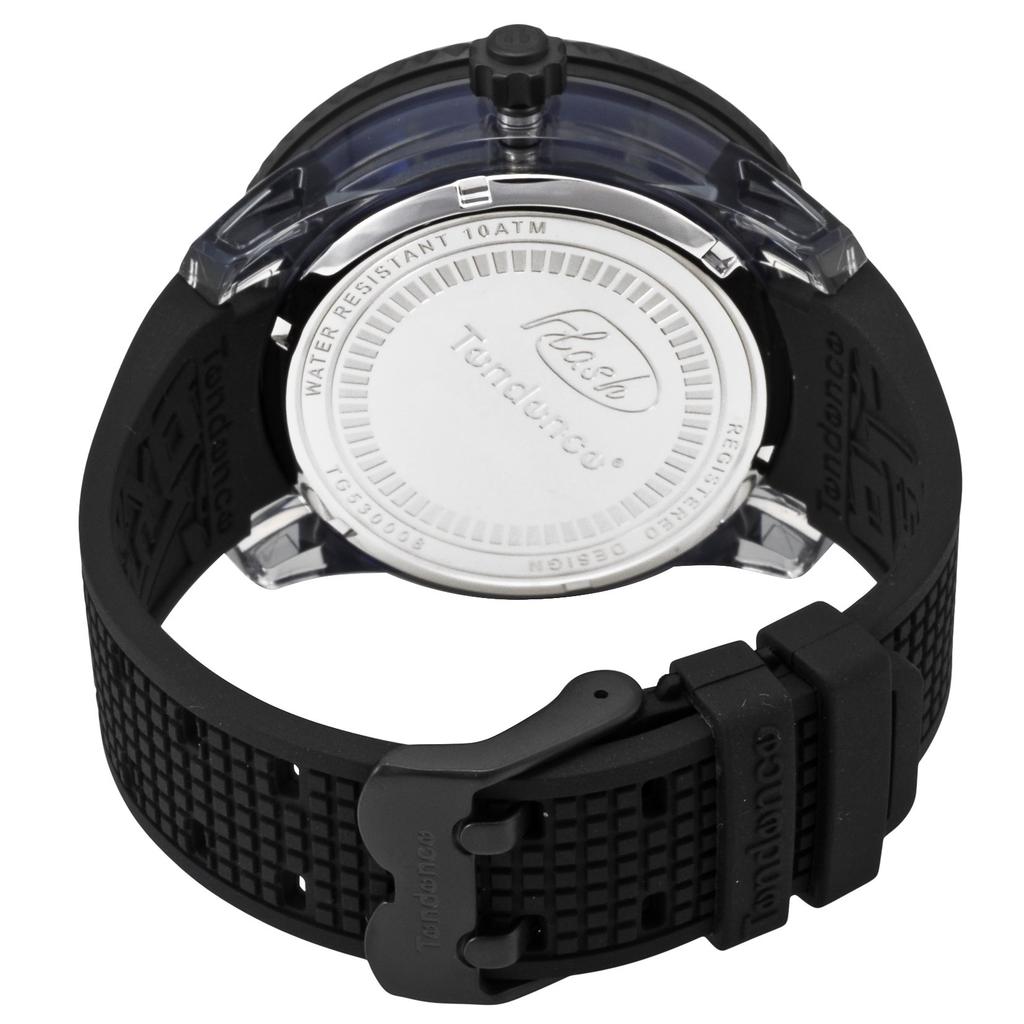 Часы FLASH Flash Blue Dial Stainless Steel Mineral Glass Quartz 51MM Watch TG530008 Black [Tendence] Мужские [Товар]