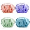 Reusable Bath Hair Cap Thickened Double Drying Hair Cap New Waterproof Shower Caps  for Women