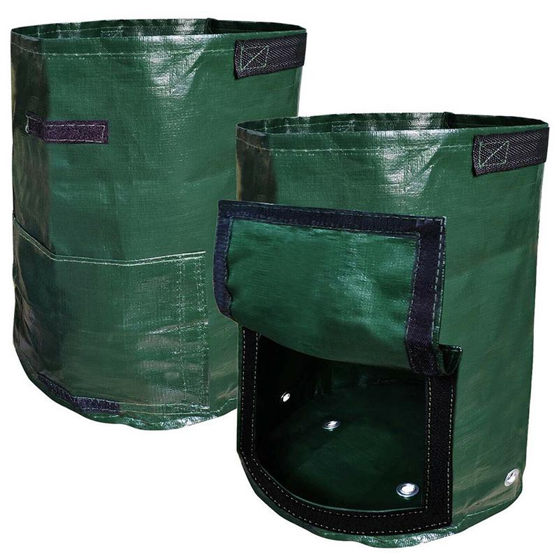 Картофель посадки 3/5/7/10 галлонов выращивает сумки водостойкий PE сад овощной плантатор