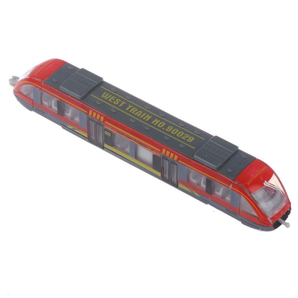 Metro Subway Train Zinc Zinc Alloy Model Diecast Train Toy Underground High Speed Rail Simulation Train Toy