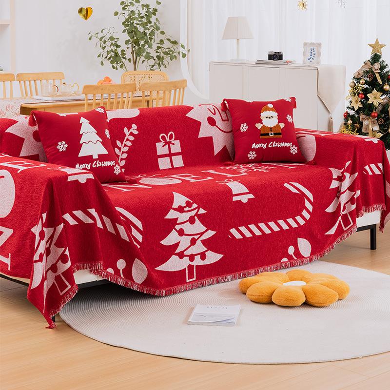 Slipcover Chenille Christmas Sofa Cover Four Seasons Universal Sofa Blanket Cover Sofa