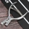 Silvery Watch Band Cutting Plier Steel Pattern Notcher Watch Strap Cutter  Leather Sewing