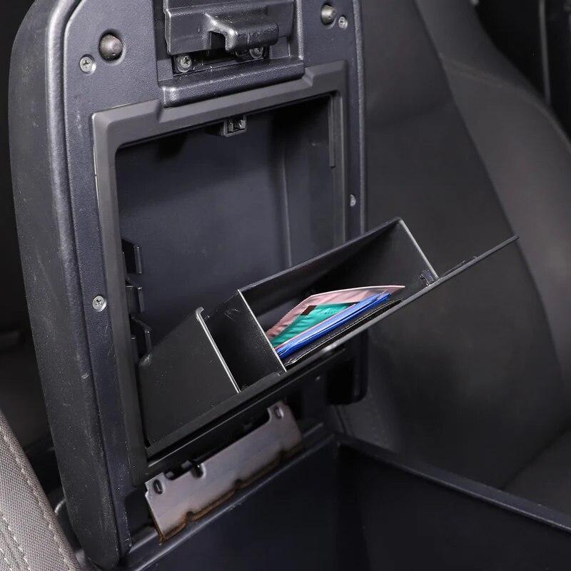 ABS черный для Toyota Tacoma 2016-2022 автомобильный подлокотник ящик скрытый ящик для хранения многофункциональный ящик для хранения аксессуары для салона автомобиля