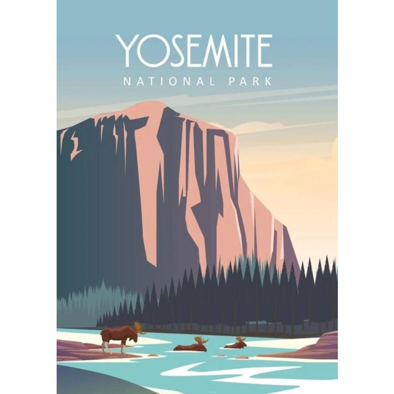 Vintage Travel Posters Canvas Print Miami Beach Illustrated Wall Art for Living Room Decor Europosters Collection Home Decor