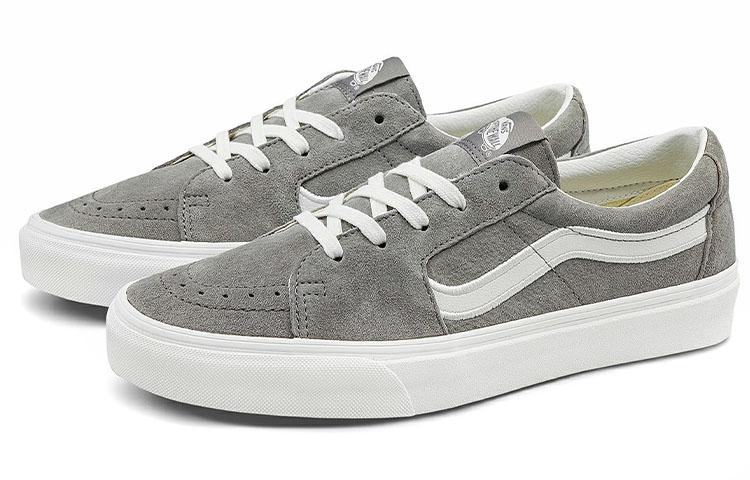 Vans Унисекс Низкие кеды SK8 Серые 'Серый Белый' VN0A4UUKB7W