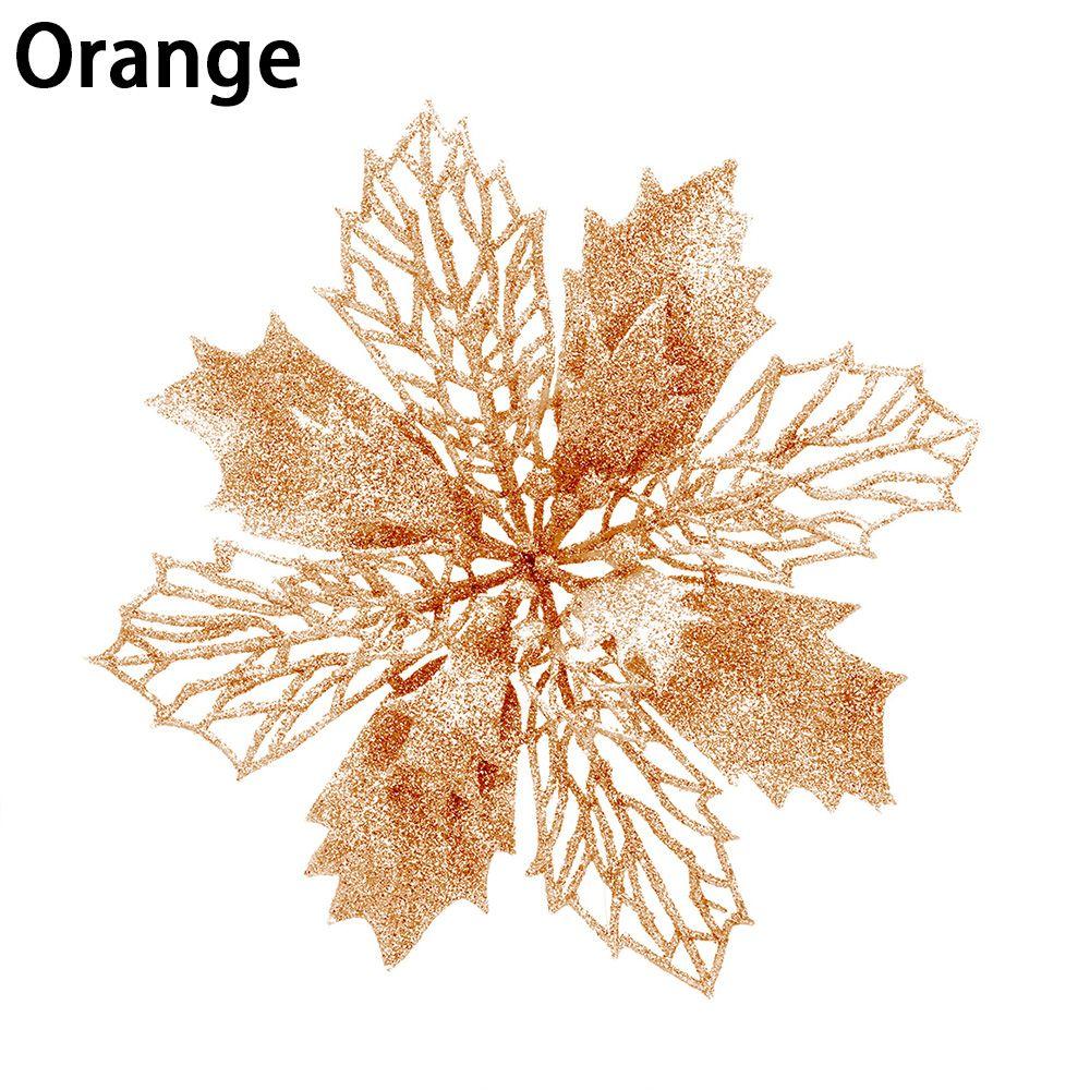 New Year Decor Christmas Flowers Fake Flowers Home Xmas Ornaments Christmas Tree Decorations