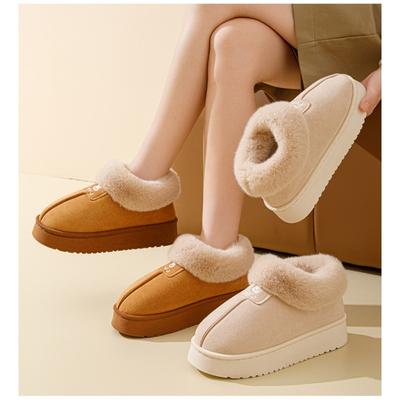 Парные флисовые водонепроницаемые тапочки