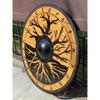 Medieval LARP SCA Warrior Wood & Steel Viking Round Shield Armor Templar Shield