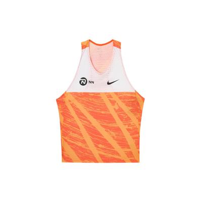 Aeroswift Dri-Fit Adv Nn Logo Быстросохнущий Дышащий Удобный Жилет для Бега Мужские Топы Командный Оранжевый Белый Черный HF6617-891