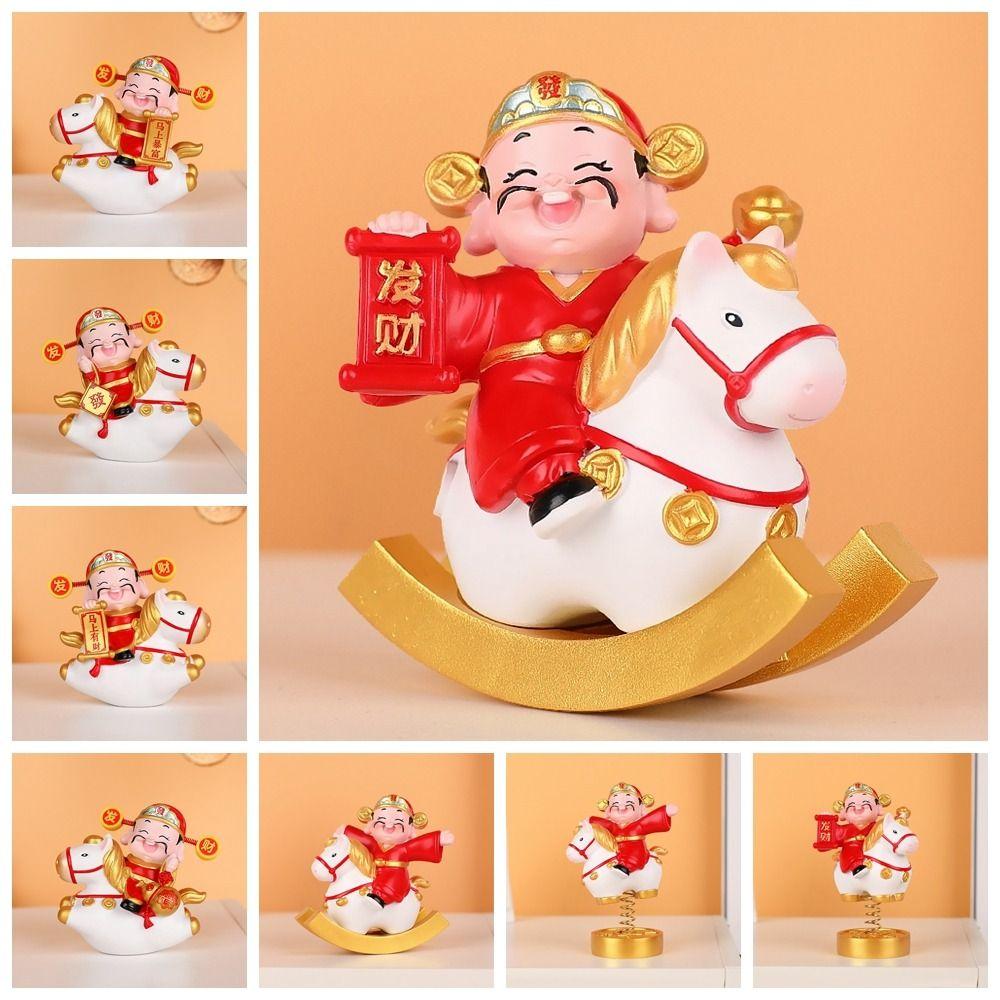 Year of The Horse 2026 Horse Year Figurines Resin Horse Statue Office Decoration