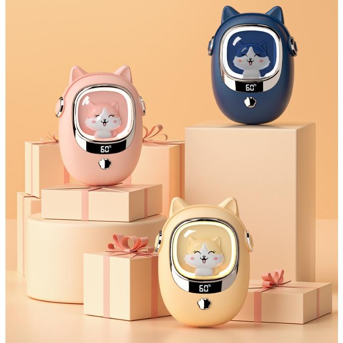 Мини-милый портативный обогреватель для рук, 5 передач, USB-грелка для рук, милый мобильный аккумулятор, грелки для рук, перезаряжаемый обогреватель, грелка для рук Calentador