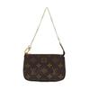 [Б/У] Мини Сумка на Двойной Цепи Classic Monogram Покрытие из Канвы Кожа Ручная Сумка Наплечная Сумка Кросс-боди Мини - Очень Хорошее Состояние #1HW9V8H
