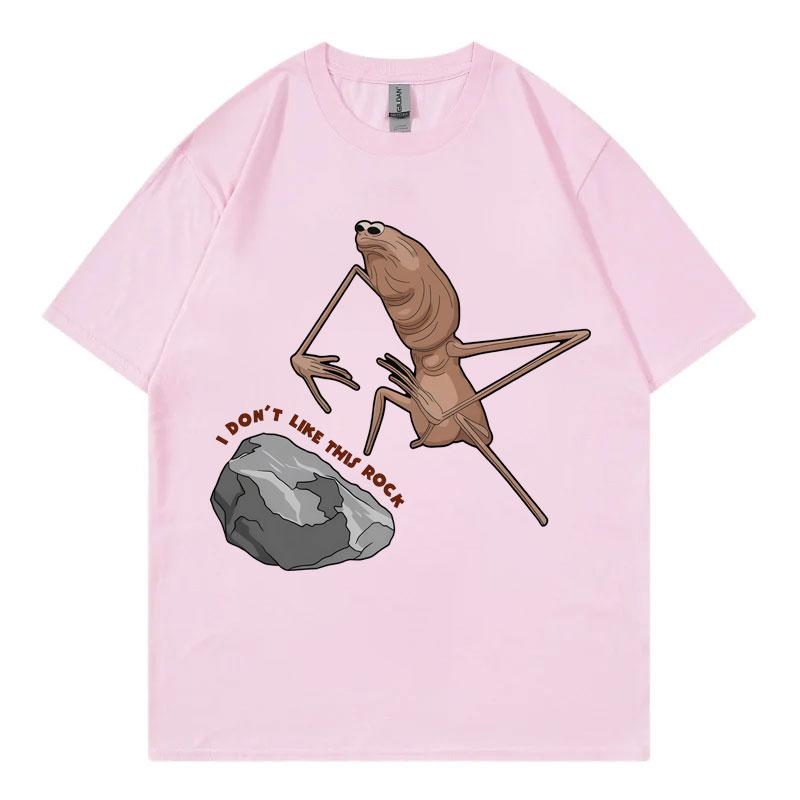I Dont Like This Rock Marcus The Worm Funny Meme Tshirt Mens Women Casual Short Sleeve Tshirts High Quality Fashion T Shirts