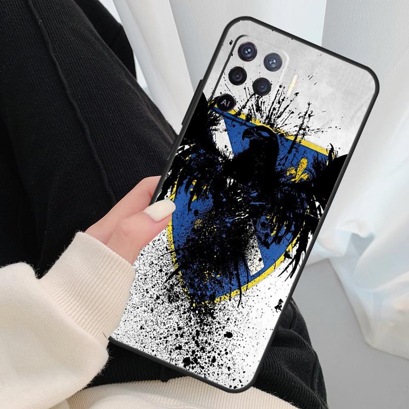 Чехол-флаг Боснии для Oppo A40 A60 A80 A5 Pro A15 A16 A17 A57 A77 A94 A74 A54 A76 A96 A18 A38 A58 A78 A98