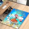 [1pc Cartoon Pirate Character Office Carpet] Easy Maintenance Chair Rug for Conference Room Use, Durable Area Sofa Floor Mat