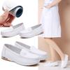 Воздушная подушка женские кожаные дышащие туфли туфли-качалки на платформе латексная стелька рабочая обувь для медсестер