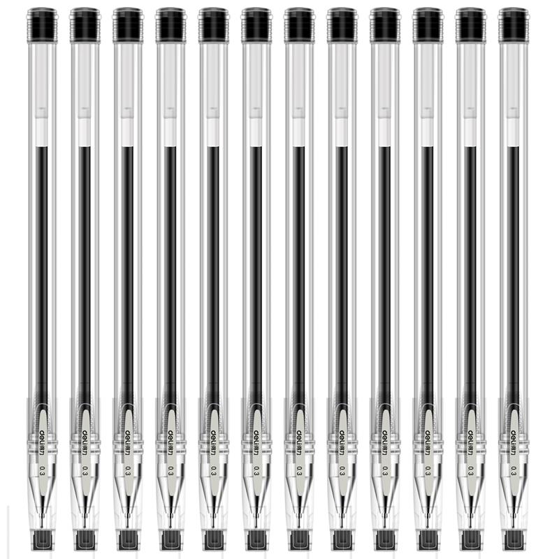 Deli S40 0.3mm Retractable Gel Pen