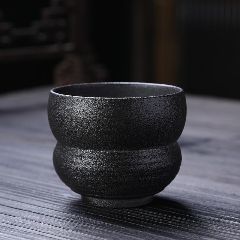 Грубая керамическая чайная чашка, мастер-чашка, одинарная чашка, большая, ретро, керамический набор для чая кунг-фу, чайная чашка, ваби-саби, концентрированная кофейная чашка