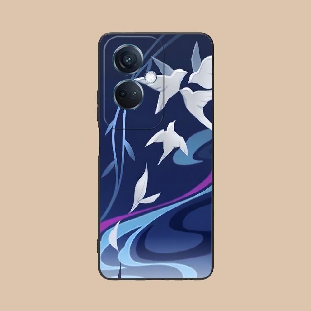 HSR Yanqing Matte TPU Mobile Phone Case for OPPO Find X9 X8 X7 X6 X5 X3 X2 Plus s Pro Ultra Lite Colorful Printing Cover
