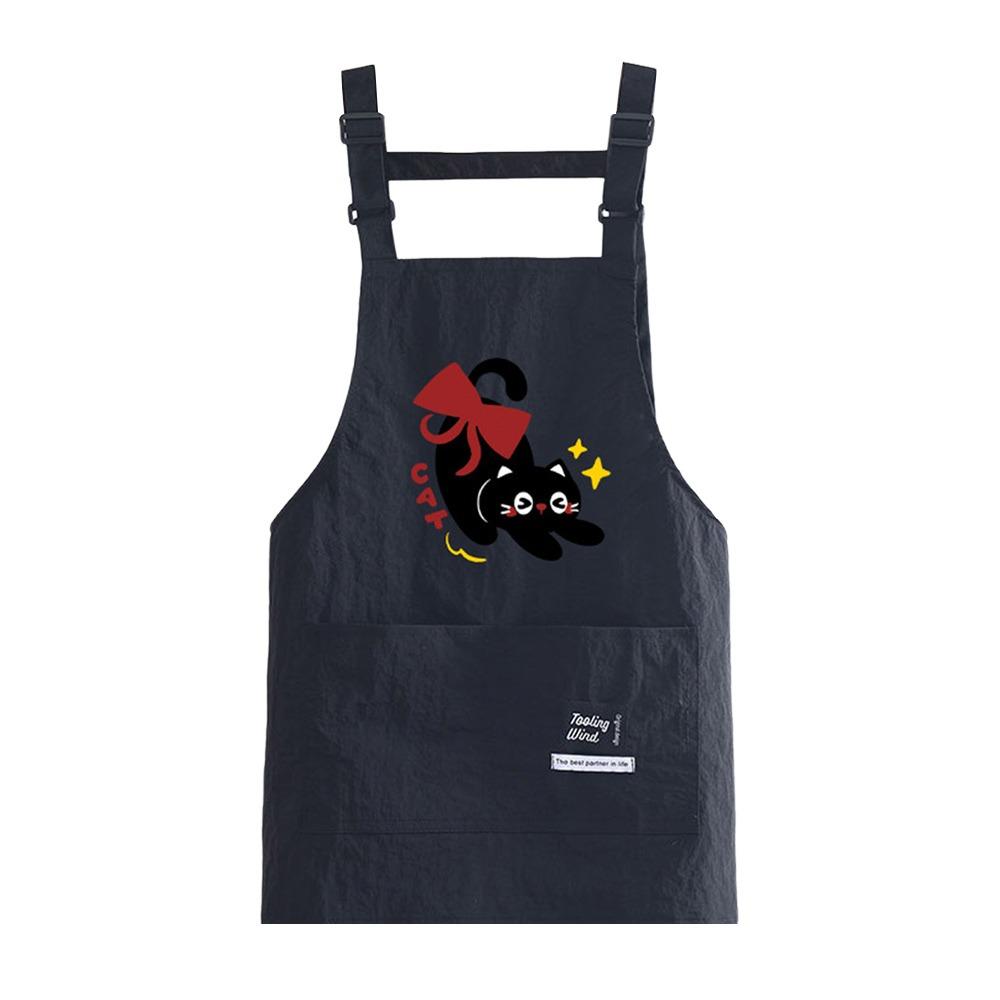 Adjustable Kitchen Apron Cartoon Cooking Smock Cute Catering Work Clothes  for Home Kitchen