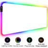HD Индивидуальный коврик для мыши RGB Чисто-белый коврик для мыши DIY Светодиодная подсветка Игровой свет 90x40 см Игровая клавиатура Большой цветной коврик для стола Коврик для мыши