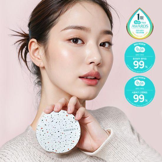 TONE Fit SUN Vegan Pingbe Tone Up Sun Cushion SPF50+ PA++++