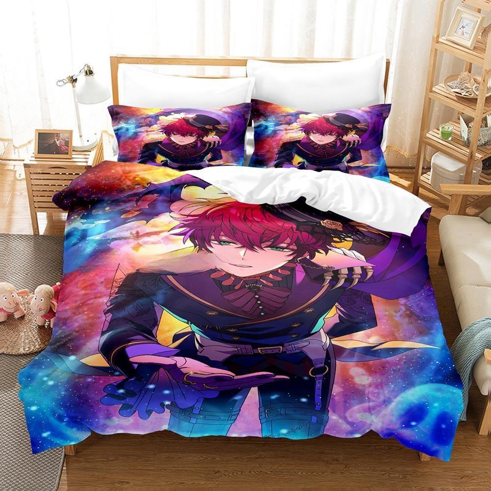 New Game Promise of Wizard Bedding Set Duvet Cover Comforter King Queen Twin Size Boys Girl Adult