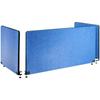 Desk Divider 60'' Desk Privacy Panel, 3 Panels Privacy Acoustic Panel, Sound Absorbing Acoustic Privacy Panel, Reduce Noise and Visual Distractions,