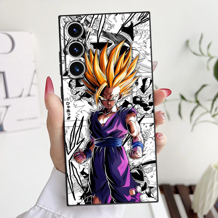Case for Samsung Galaxy S25 S23 FE S22 S21 S20 S24 Plus S9 Note 20 9 10 S25Edge Funda Phone Cover D-ragonS B-allS Anime