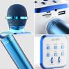 DS878 Беспроводной микрофон Пять режимов звука Поддержка USB-накопителя/TF-карты Металл 4 в 1 Совместимый с Bluetooth Конденсаторный микрофон Музыкальный проигрыватель для мальчиков и девочек