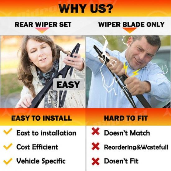 15277756 Rear Wiper Arm with Blade for 07-13 GM Escalade Suburban Tahoe Yukon XL