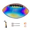 Size 9 Glowing Training Rugby Ball Luminous Light Up Reflective Pu Leather Safe Training Rugby Great American Football Toy Gifts