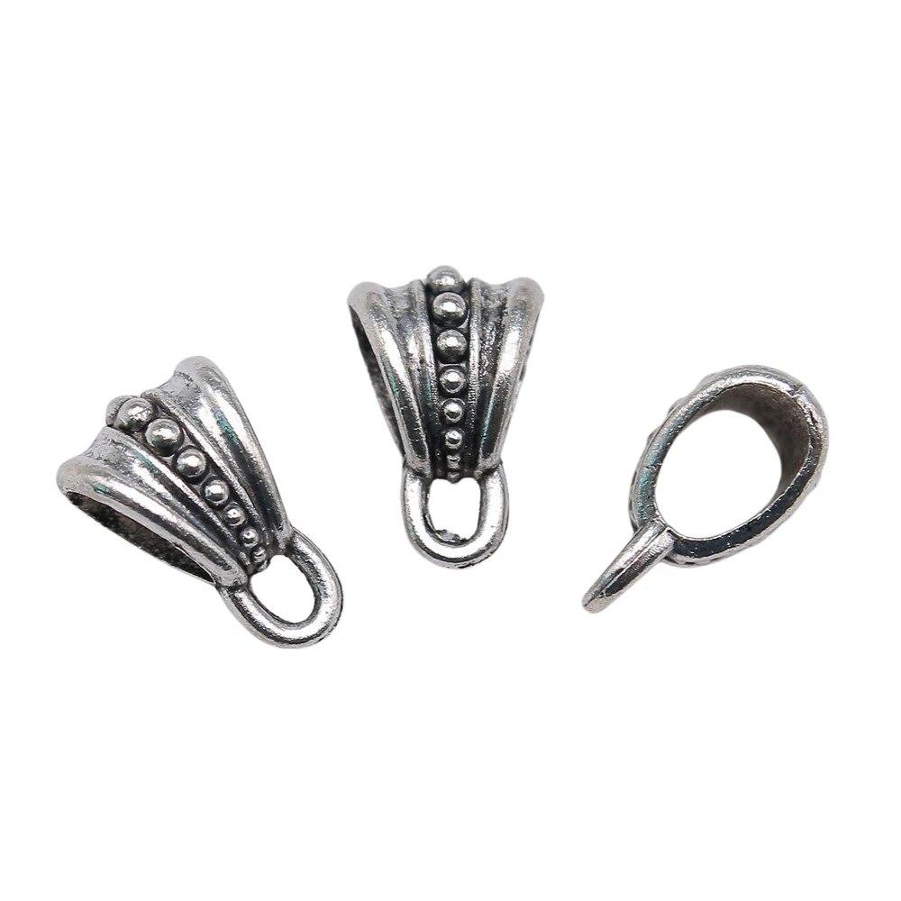 Декоративные металлические подвесные компоненты для головы с античной отделкой и бусинами для изготовления ювелирных изделий