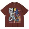 230 г/м² 100% хлопок Dragon Ball V50 Принт с Транксом и Фризой Унисекс Футболка из плотного хлопка