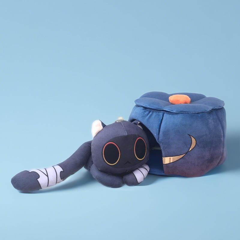 Игра Мультфильм Хонкай: Звездный экспресс Милый Кот Торт Рисовый Шарик Косплей Даньхэн Кафка Клинок Хлопковая Кукла Плюшевая Подушка Может Открываться