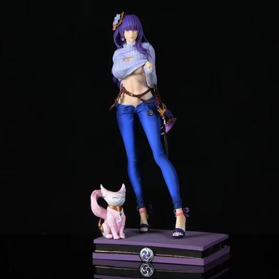 Impact Raiden Shogun Аниме Фигурка ПВХ Фигурка Игрушка Коллекция Игр Модель Кукла