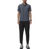 SAUCONY Solid Color Casual Running Training Soft Stretch Mid-Rise Knitted Sports Pants Men Bottoms Black SC2240045A-BK01