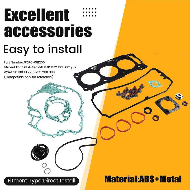 ABQD!Jetski Cylinder Head Gasket Seal Kit Cylinder Head Gasket Seal Kit Seal Kit For Sea-Doo