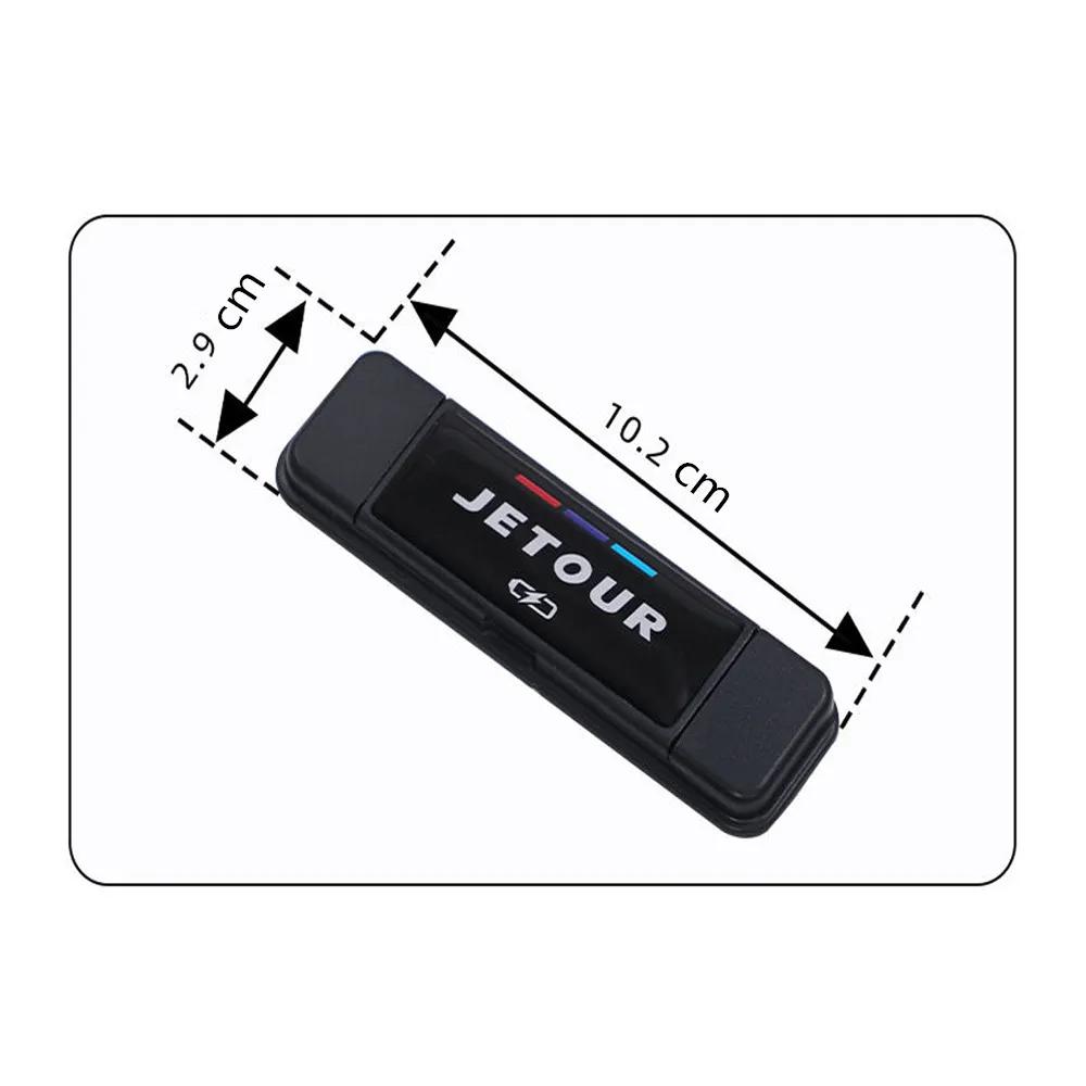 Для Chery Jetour Traveler T2 Задний порт зарядки USB Защитная крышка Специальная водостойкая наклейка Декоративная крышка доступа к интерьеру