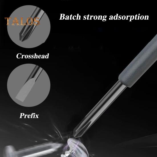 2 шт. Магнитная отвертка с высоким крутящим моментом, детектор электричества, компактный дизайн, портативный нескользящий тестер напряжения, набор отверток