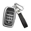 ZANEKO Alphard Key Case Compatible with Toyota Alphard 30 Series Key Cover (Silver Black)