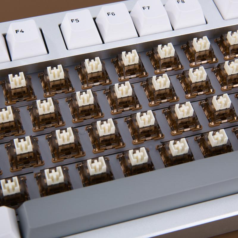 YUNZII Cocoa Cream V2 Pre-Lubed 5-Pin Early Bottoming Linear Switch for Hot Swappable Mechanical Gaming Keyboard, 35Pcs/Pack