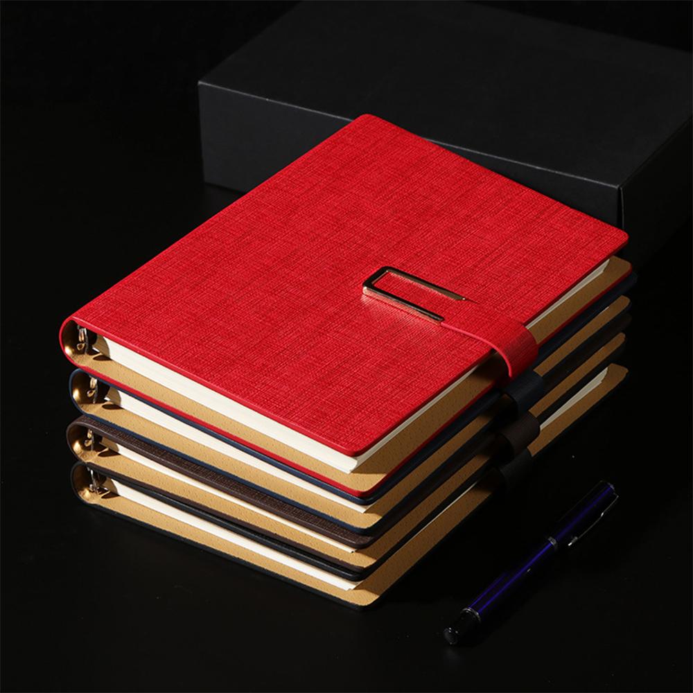 (Логотип можно выгравировать) Студенческий блокнот из тканевого материала формата А5, блокнот с отрывными листами, книга для записей деловых встреч, дневник, пряжка для предметного блокнота