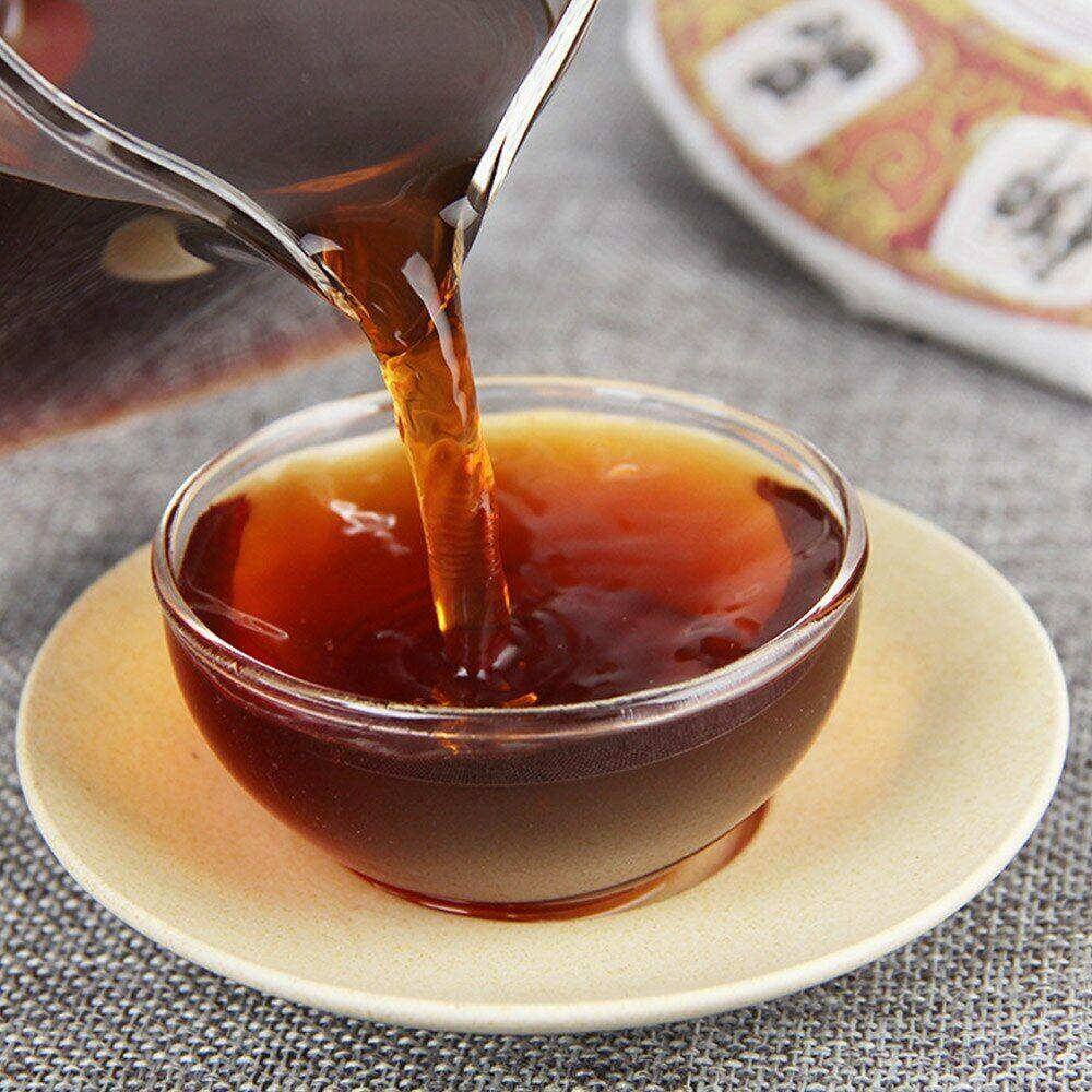 Чай Yunnan Royal Tribute Ripe Puer Ритм весны 2019 г. Шу пуэр 357г