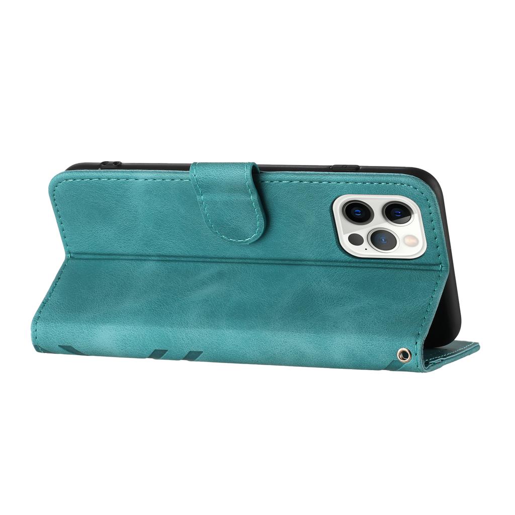 Knurling Stripe PU Leather Wallet Card Bag Phone Case for iPhone 6,7,8 Series,iPhone X Series,iPhone 11,12,13,14,15 Series,SE Series