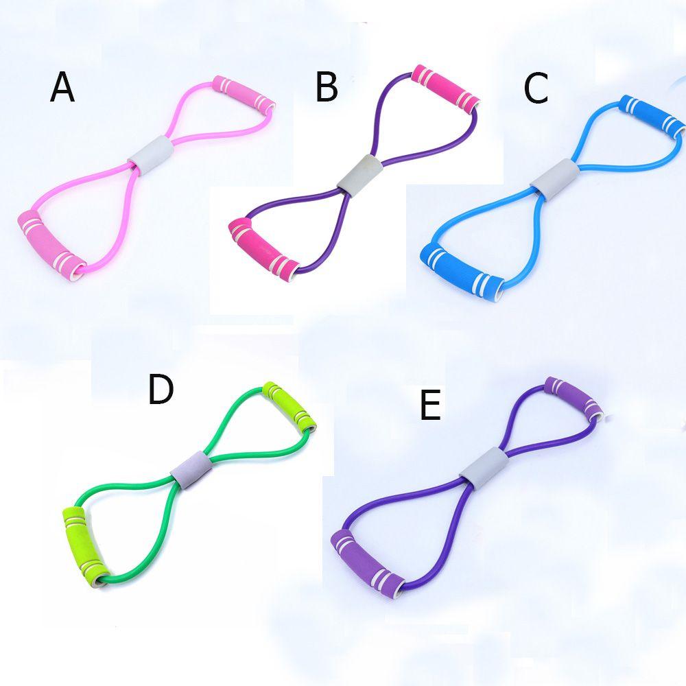 Pull Rope Pull Rope Belt Sport Training Chest Fitness Equipment Yoga Gum Rubber Band 8 Word Puller