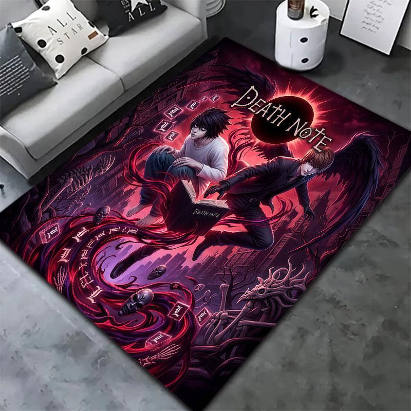 Death Note Carpet Rug For Living Room Bedroom Home Sofa Decoration Kids Play Nonslip Floor Mat