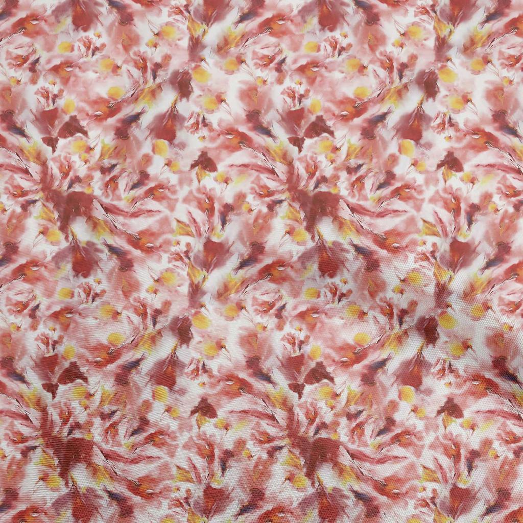 oneOone Хлопковая гибкая ткань Blue2 Абстрактная акварельная цветочная ткань для шитья Напечатанная ткань для рукоделия во дворе 40 дюймов