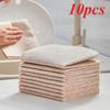 1/10 шт. Полотенца из волокна люфы Сильно впитывающие Кухонные тряпки для мытья посуды Антипригарные Масляные тряпки для посуды Мочалка Экологически чистые